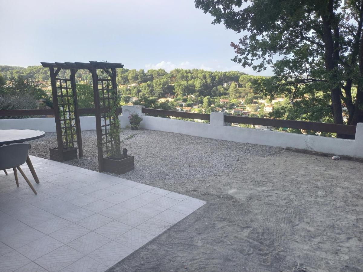 Ferienwohnung Vue Magnifique, Jardin Et Petit Cocon En Provence Peypin Exterior foto